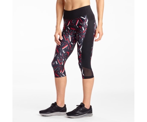 Tenis Saucony Fortify Capri Mujer Bottoms Ropa Negras Print México MX-872-QE